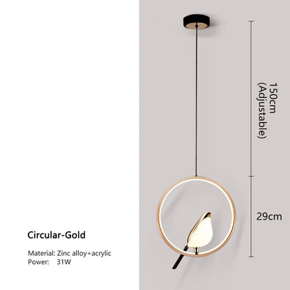 Magpie Ring - Gold (Pendant)