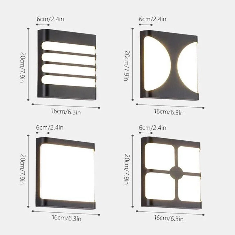 Panels - Modern Outdoor Lighting Waterproof IP65 Wall Light
