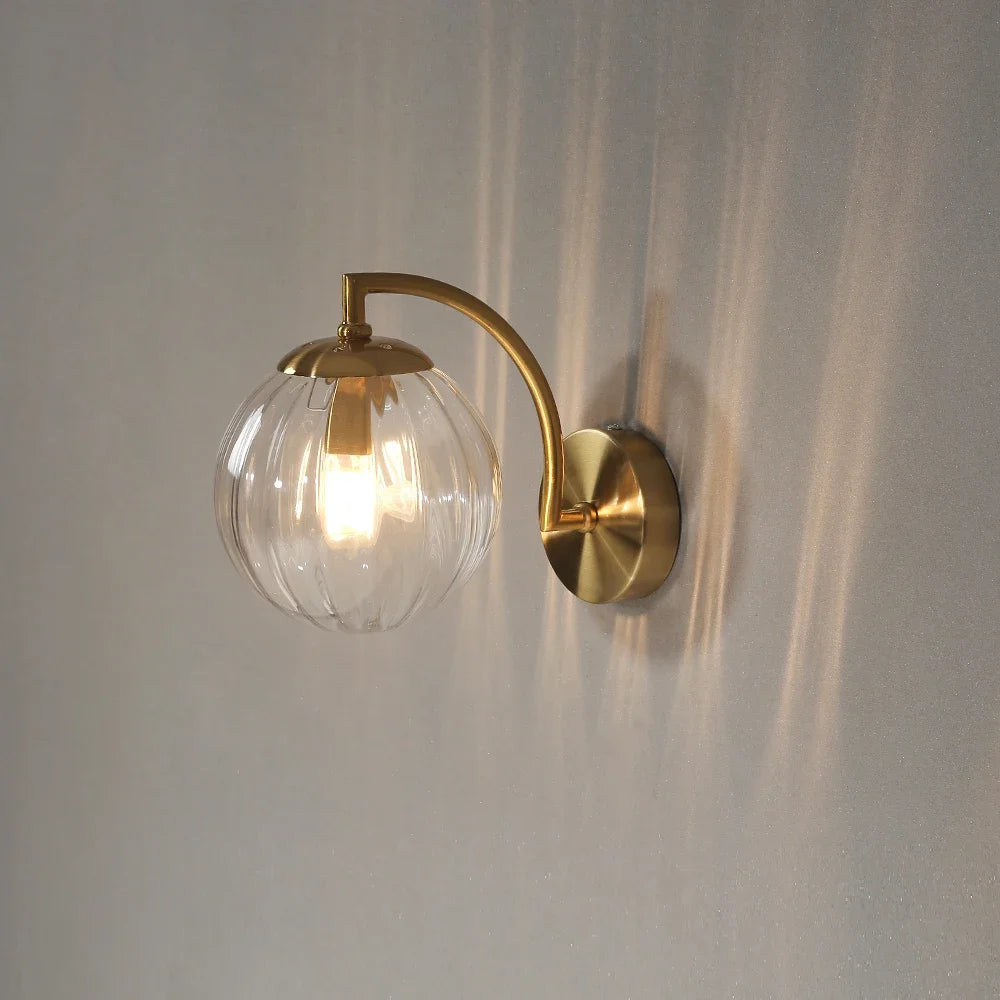 Snooker - Multicolour Glass Wall Sconce E14 Modern Wall Light