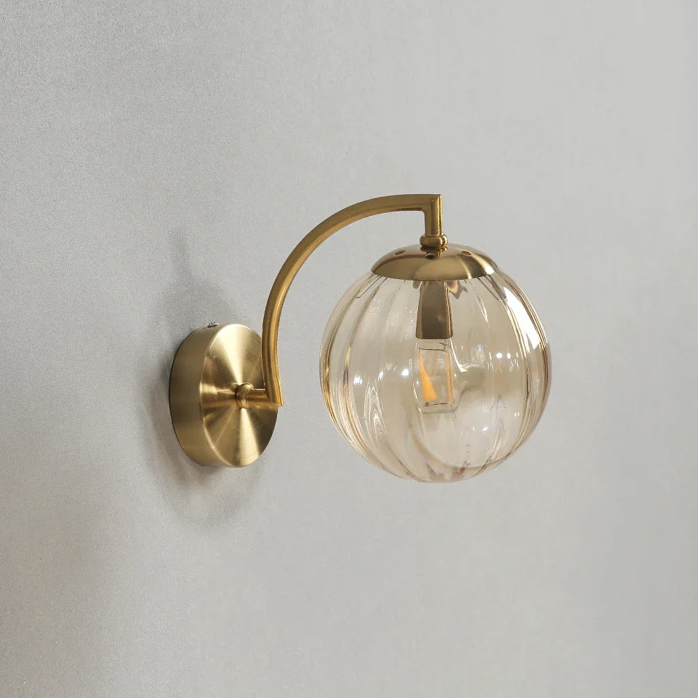 Snooker - Multicolour Glass Wall Sconce E14 Modern Wall Light