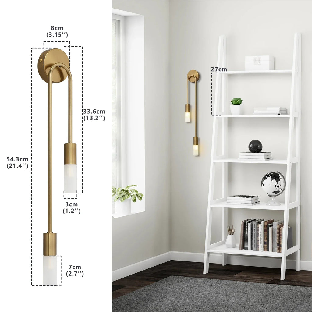 Pulley Gold - Modern Wall Sconce G9 Golden Wall Light