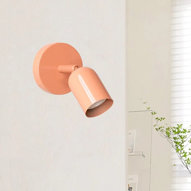 Macaron Pink - Minimalist Wall Sconce E27 Spot Light Wall light
