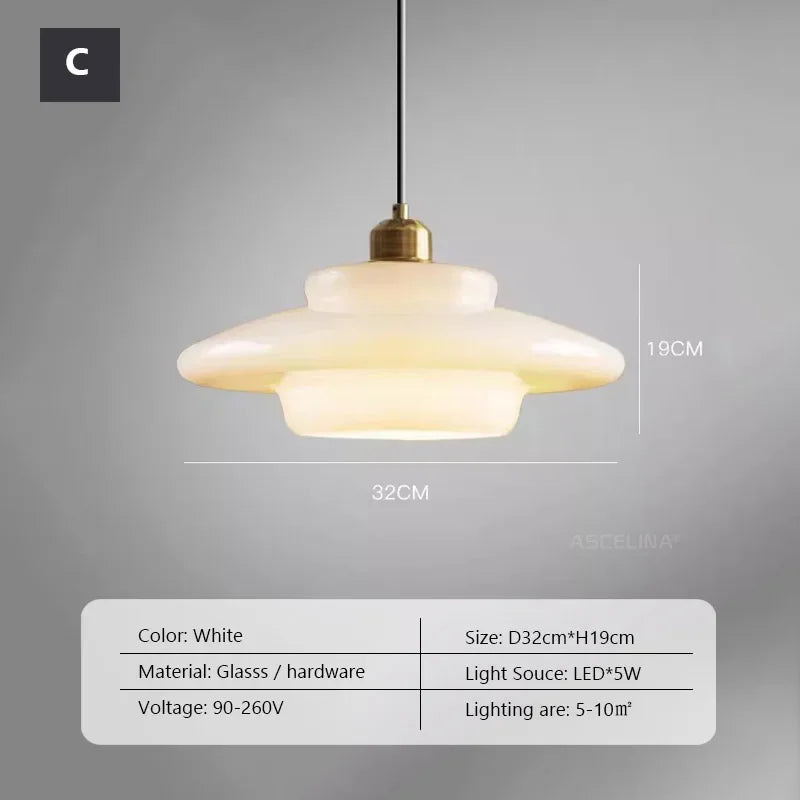 Cloud 3 - Nordic Cloud Glass Art Decorative LED Pendant Light