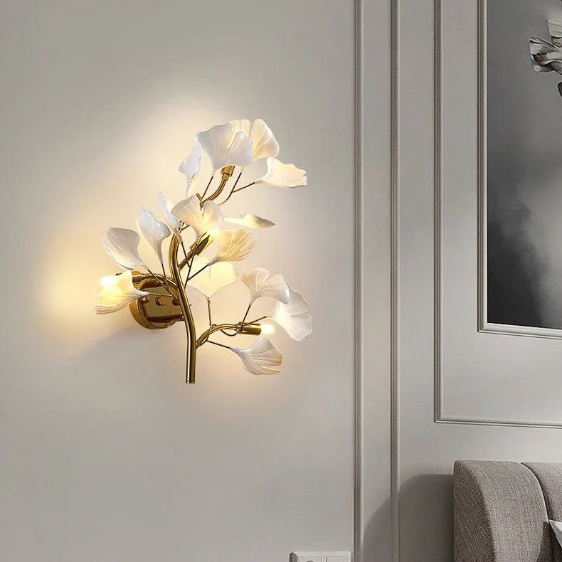 White Bloom Trio (Wall)
