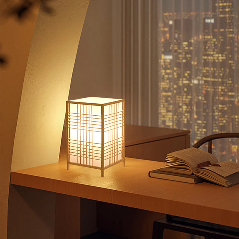Bamboo Box - Japanese Minimalist Table Lamp LED 5W