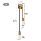 Pulley Gold - Modern Wall Light