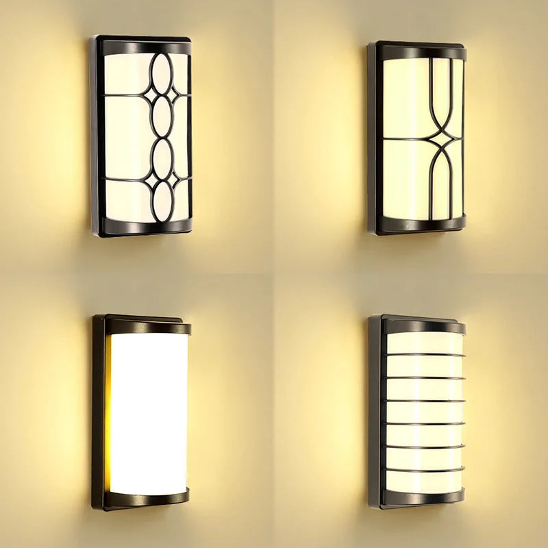 Shield - Minimalist Outdoor Lighting LED Wall Sconce Waterproof IP65 Wall Light