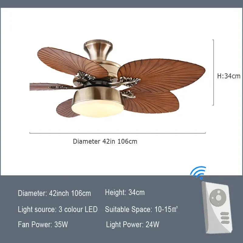 Palm Leaves (Ceiling Fan Light)