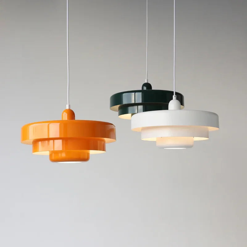 Plate 3 - Mulitcolour Retro Ceiling Pendant Light