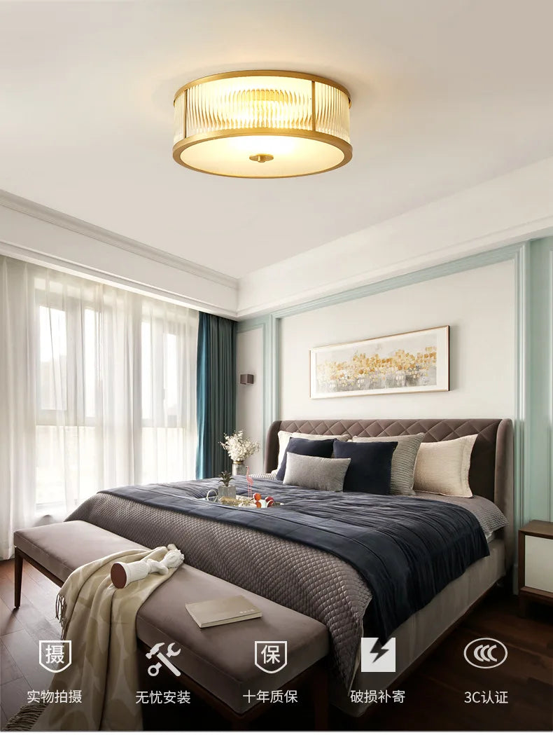 Aurena Flush - Modern Minimalist Ceiling Flush Light (35/45cm)