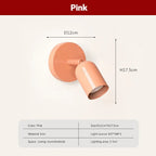 Macaron Pink - Minimalist Wall Sconce E27 Spot Light Wall light
