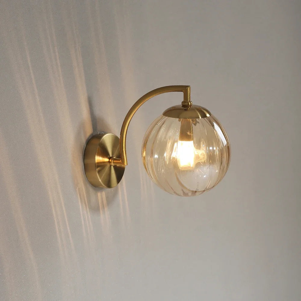 Snooker - Multicolour Glass Wall Sconce E14 Modern Wall Light