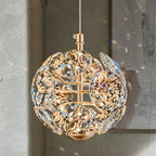 Crystal Hydrangea - Ceiling Light Pendant K9 Crystals 6W LED
