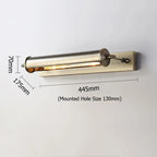 Scroll - Bronze Bathroom Light E14 Picture Mirror Lamp