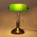 Bank Lamp Green - Classic Table Lamp E27