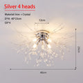 Dandelion Silver - Crystal Flush Light 4/5/6 heads