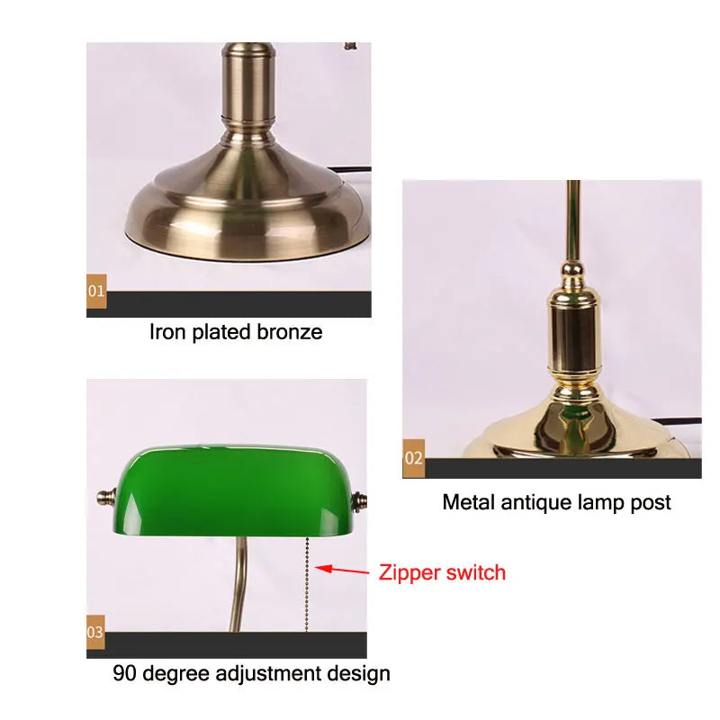 Bank Lamp - Black (Table)
