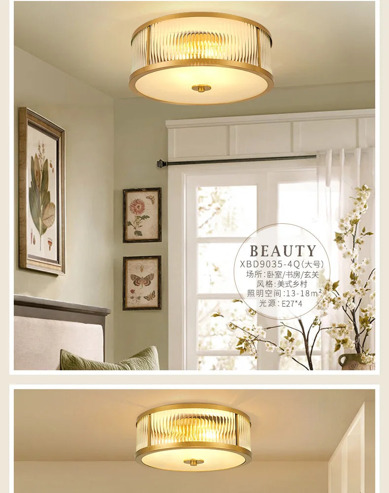 Aurena Flush - Modern Minimalist Ceiling Flush Light (35/45cm)