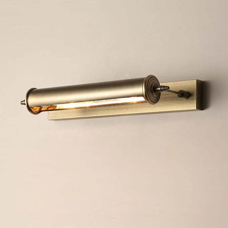 Scroll - Bronze Bathroom Light E14 Picture Mirror Lamp