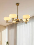 Manifold 5 Gold 5 - Modern Bauhaus Chandelier