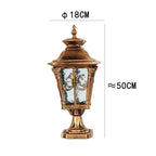 Bishop Pillar Bronze - Outdoor Pedestal Light E27 Waterproof IP65