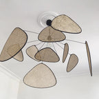 Rattan Canopy - Handcrafted Ceiling Light Fixture Natural Material E27 100/150cm