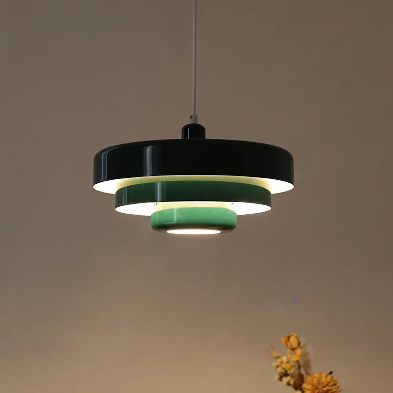 Plate 3 - Mulitcolour Retro Ceiling Pendant Light