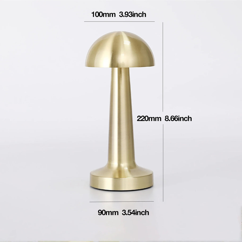 Flare - Minimalist USB Rechargeable Desk Lamp (Gold/ Silver/ Rose Gold)