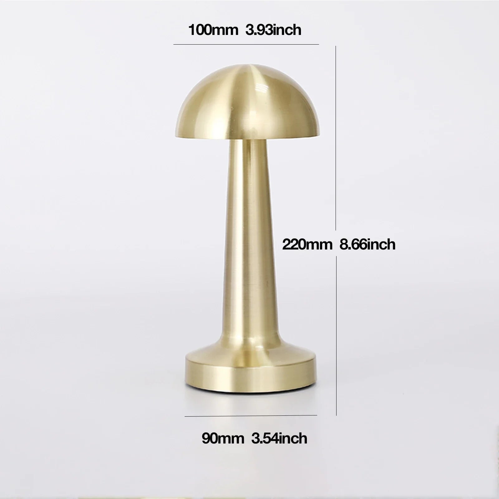 Flare - Minimalist USB Rechargeable Desk Lamp (Gold/ Silver/ Rose Gold)