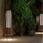 Rattan Wicker - Outdoor Floor Lamp Waterproof IP65 LED 10W