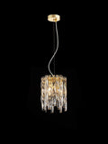 Crest 20 - Crystal Chandelier | Compact Crystal Pendant Light