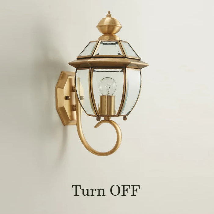 Chalice Copper - Waterproof Outdoor Wall Light IP44