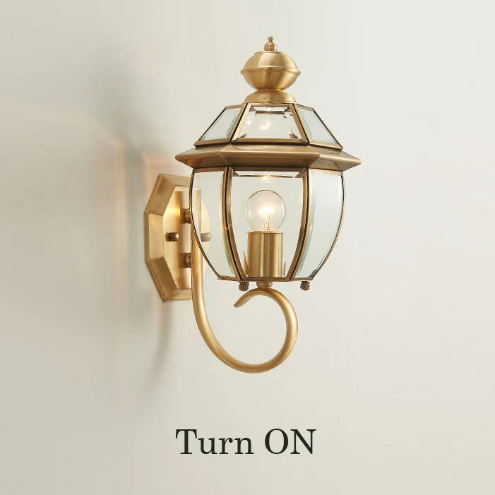 Chalice Copper - Waterproof Outdoor Wall Light IP44