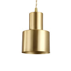 Dumbbell Gold - Brass Finish Ceiling Pendant Light E27
