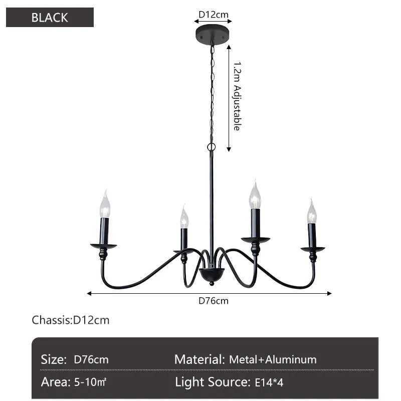 Signo Candle Chandlier - Minimalist Chandelier (4/6/8)