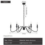 Signo Candle Chandlier - Minimalist Chandelier (4/6/8)