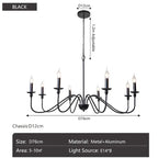 Signo Candle Chandlier - Minimalist Chandelier (4/6/8)