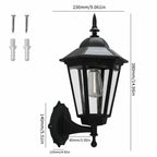 Tower Sol - Auto Sensor Solar Outdoor Wall Light (Bronze/ Black)