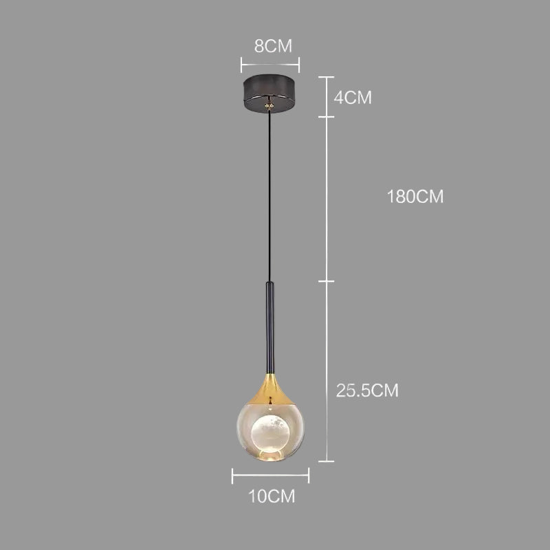 Lunaire Drop - Modern Pendant Light