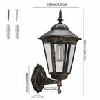 Tower Sol - Auto Sensor Solar Outdoor Wall Light (Bronze/ Black)