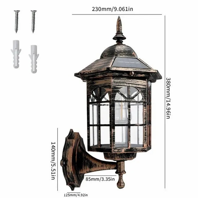 Signo Sol - Auto Sensor Solar Outdoor Wall Light