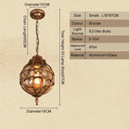 Trinket Pendant Bronze (S/L) - Outdoor Pendant Light E27 Waterproof IP54