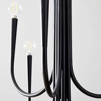 Aurena Black - Minimalist Chandelier E14 6/9/12 Heads