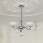 Manifold Chrome 3 - Modern Bauhaus Ceiling Light Fixture E27 Chrome Finish