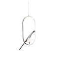 Magpie Ellipse Silver - Modern Ceiling Light Pendant 31W LED