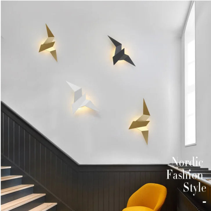 Asuka Gold - Wall Sconce Modern Japanese Style LED Wall Light