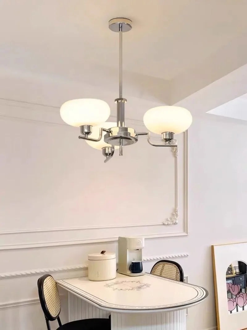 Manifold Chrome 3 - Modern Bauhaus Ceiling Light Fixture E27 Chrome Finish