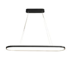 Long Ellipse Black - Minimalist Ceiling Pendant Light LED 70/90cm