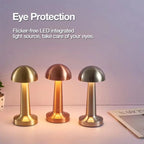 Flare - Minimalist USB Rechargeable Desk Lamp (Gold/ Silver/ Rose Gold)
