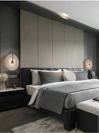 Marble Moon (Black/ Gold) - Wall Sconce LED Wall Light